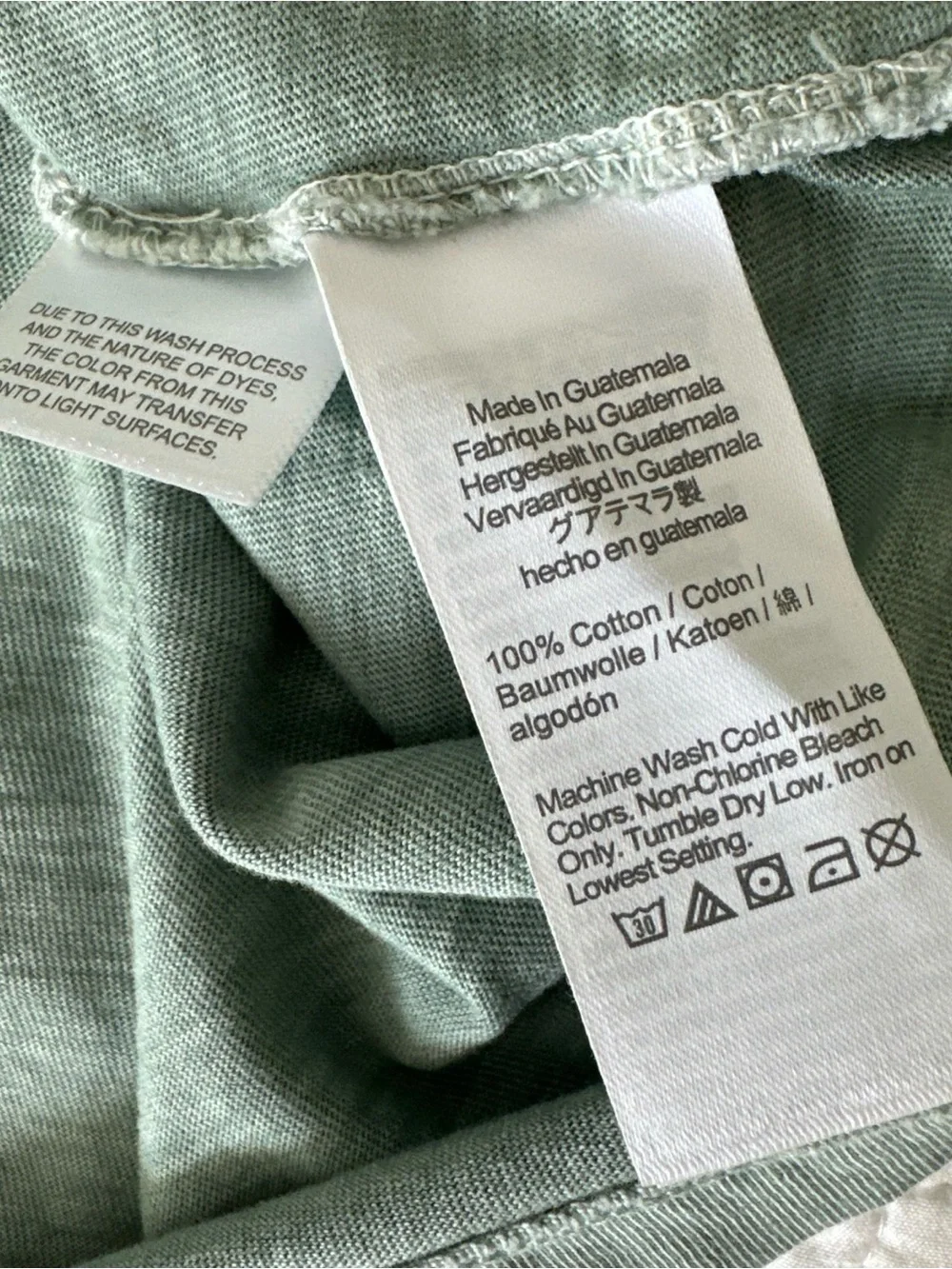 J.Crew Mens Garment Dyed Relaxed Fit T-Shirt Sage Green Size M Crew Neck